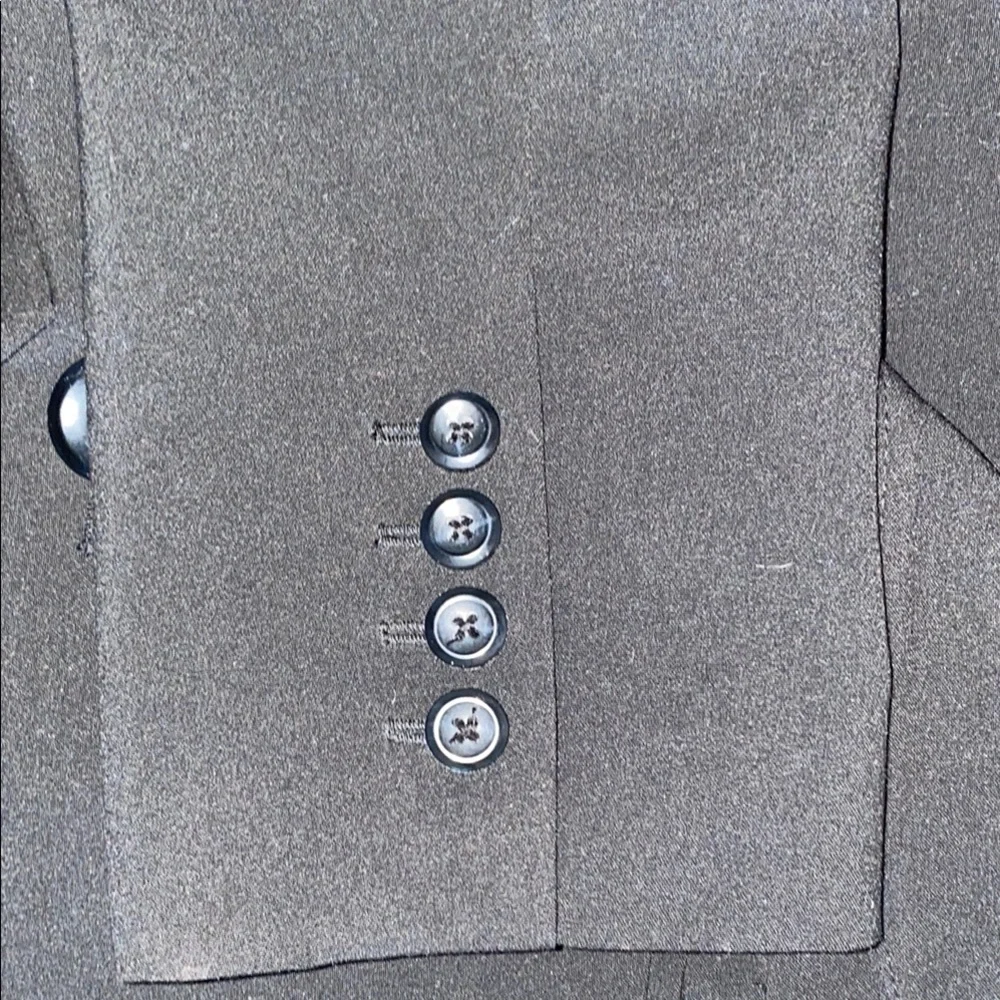 GEORGE black classic blazer coat jacket 2 button closure vintage NEW size 18 - Picture 6 of 15